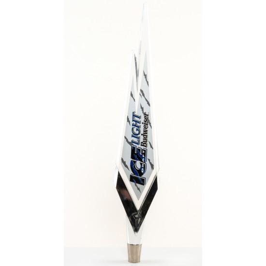 Bud Light ICE Tap Handle in an ICE shape