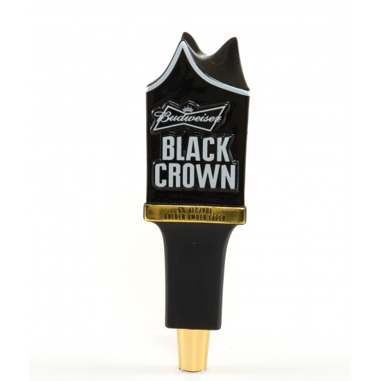 Budweiser Black Crown Tap Handle